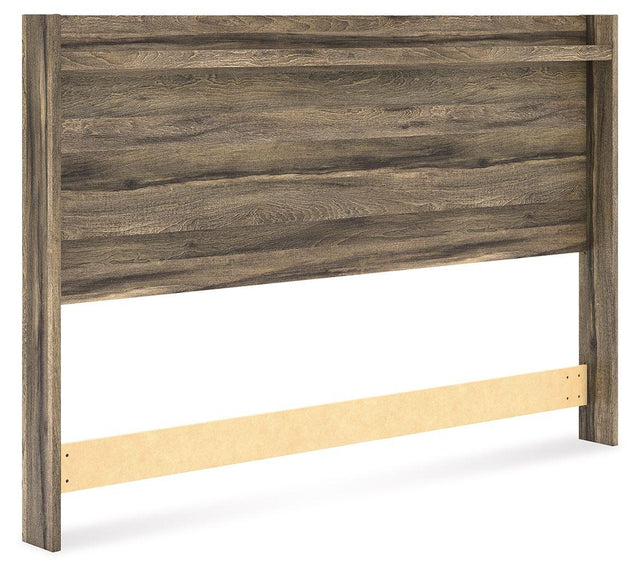 Ashley Elbrim King Panel Headboard - Brown