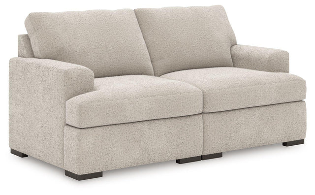 Ashley Cuddle Plush - Arctic - 2-Piece Sectional