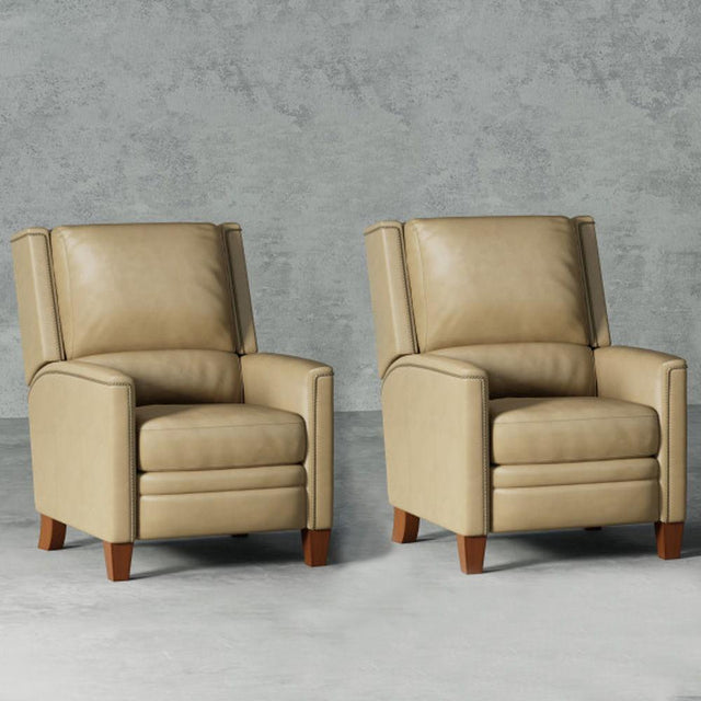 Parker House Connor - Power Cordless High Leg Recliner (Set of 2) - Luxe Latte