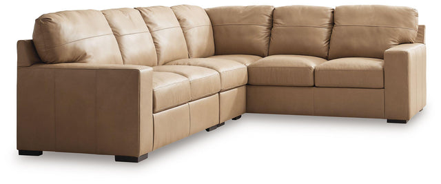 Ashley Bandon - Toffee - 3-Piece Sectional With Laf Loveseat