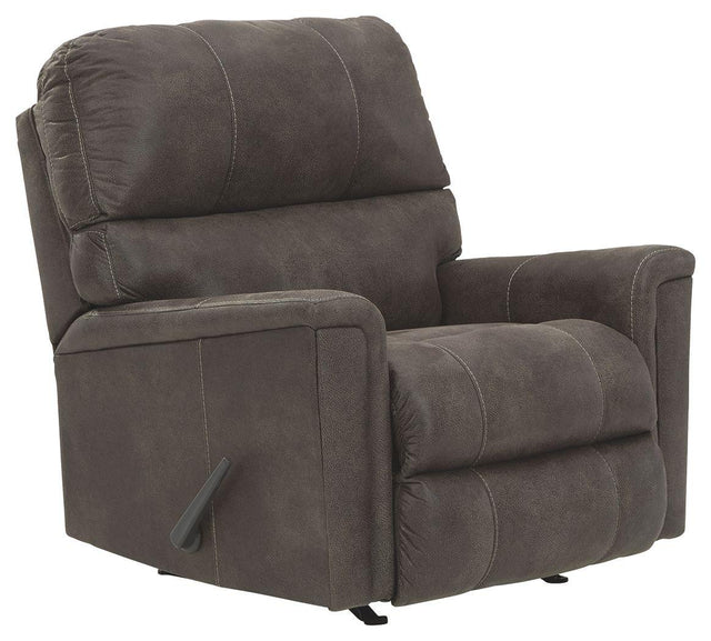 Ashley Navi Rocker Recliner - Smoke