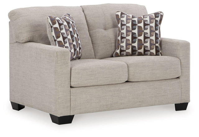 Ashley Mahoney Loveseat - Pebble