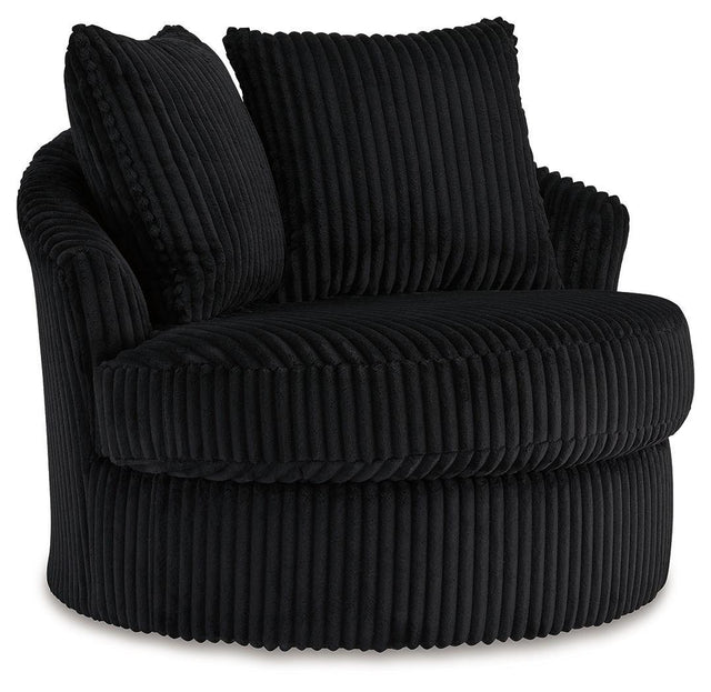 Ashley Gramwell Swivel Chair - Onyx