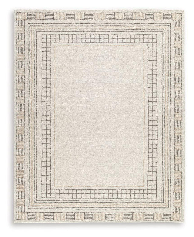 Ashley Idaman Large Rug - Taupe/Brown