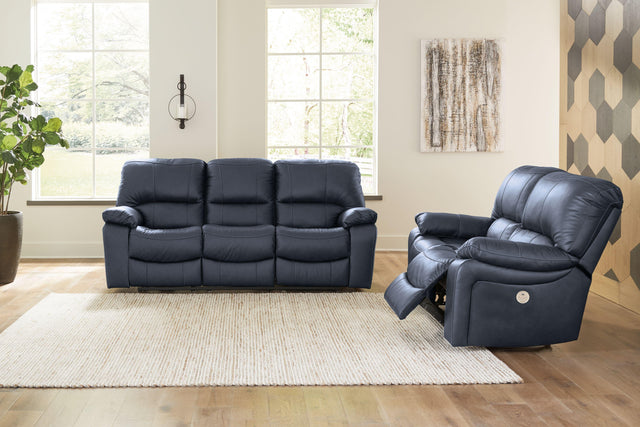 Ashley Leesworth - Ocean - 2 Pc. - Power Reclining Sofa, Power Reclining Loveseat