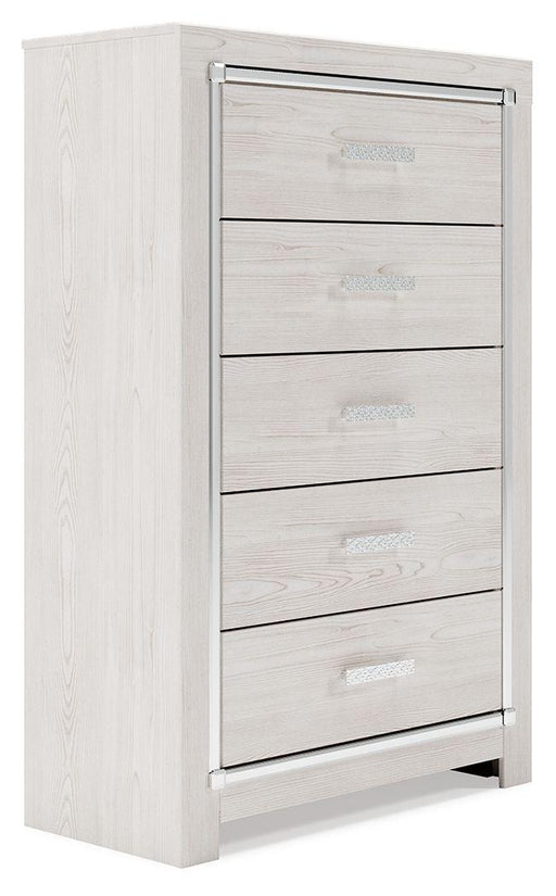 Ashley Altyra Five Drawer Chest - White