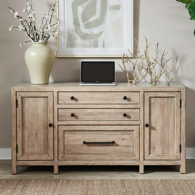 Liberty Furniture Proximity Place - Credenza - Barley Buff