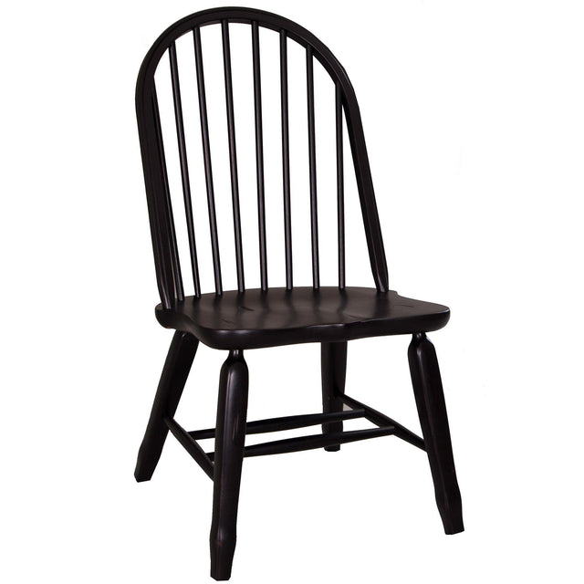 Liberty Furniture Treasures - Bow Back Side Chair - Black