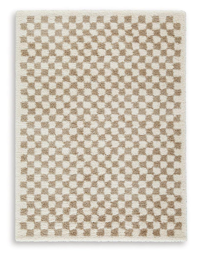 Ashley Karamen Medium Rug - Taupe/Ivory