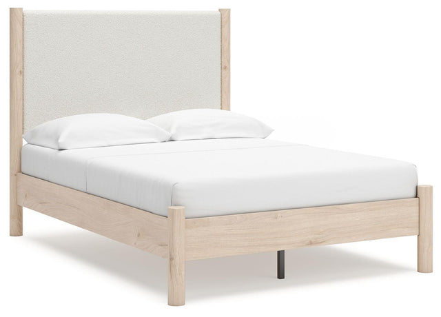 Ashley Cadmori - Two-tone - Full Upholstered Panel Bed