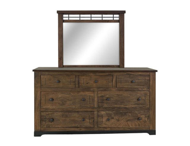 International Furniture Direct Parota III - Dresser - Barrel Brown