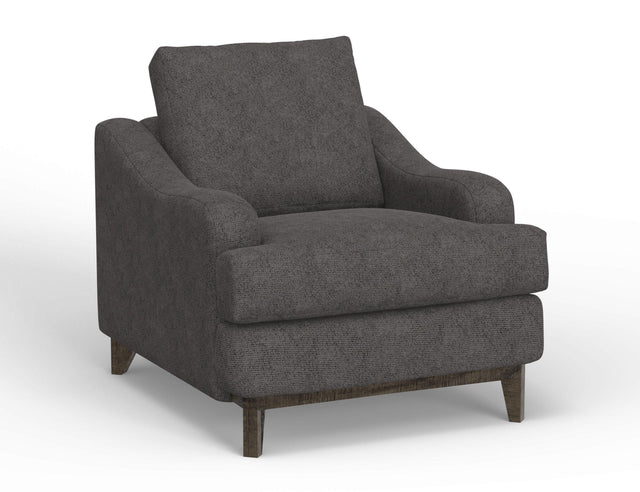 International Furniture Direct Alfa - Arm Chair - Iron Gray