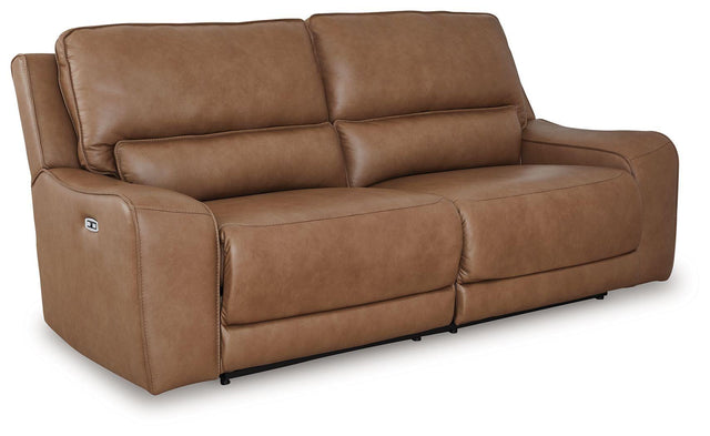 Ashley DeepWakes 2 Seat PWR REC Sofa ADJ HDREST - Caramel