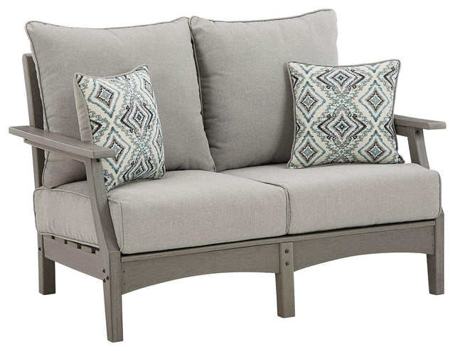 Ashley Visola Loveseat w/Cushion - Gray