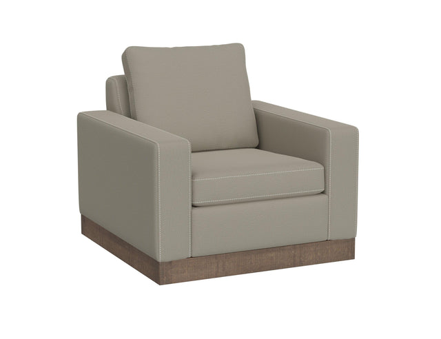 International Furniture Direct Georgia - Armchair - Almond Gray