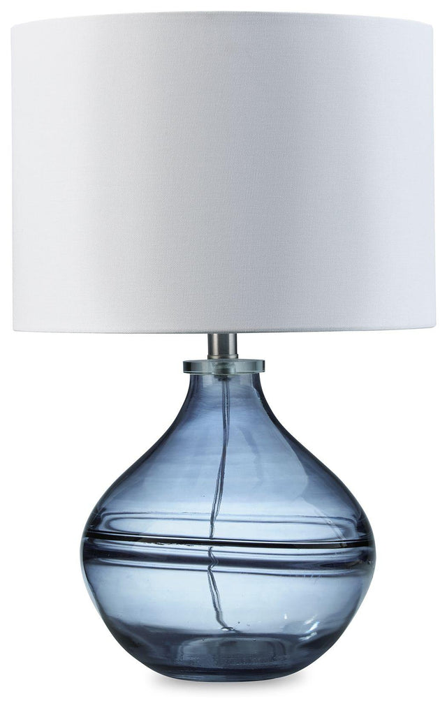 Ashley Lemmitt Glass Table Lamp (1/CN) - Navy