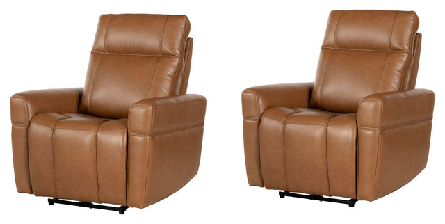 Parker House Bradford - Power Zero Gravity Recliner (Set of 2) - Steamboat Ecru