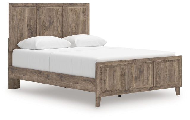 Ashley Rusticott - Brown - Queen Panel Bed