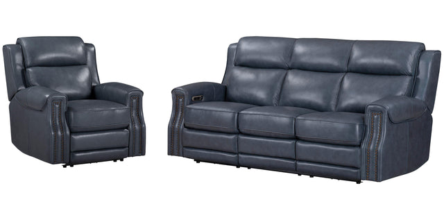 Parker House Hensley - Power Reclining Sofa And Recliner - Marina Dream