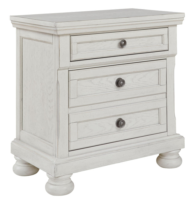 Ashley Robbinsdale Two Drawer Night Stand - Antique White