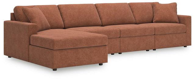 Ashley Modmax - Spice - 4-Piece Sectional With Laf Corner Chaise