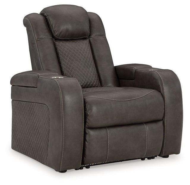 Ashley Fyne-Dyme PWR Recliner/ADJ Headrest - Shadow
