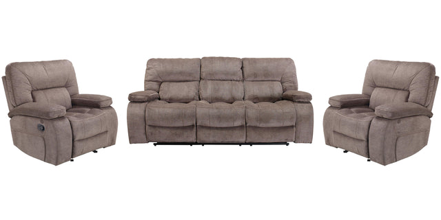 Parker House Chapman - Manual Glider Reclining Sofa And 2 Recliners - Kona