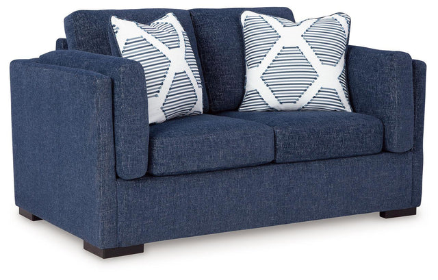 Ashley Evansley Loveseat - Navy