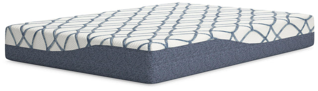 Ashley 10 Inch Chime Elite 2.0 Full Mattress - White/Blue