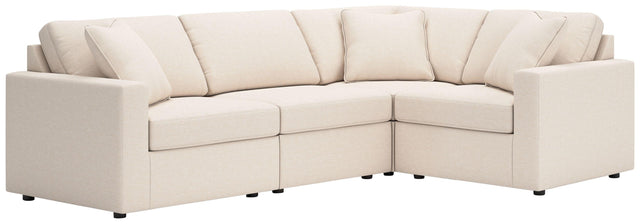 Ashley Modmax - 4-Piece Sectional With LAF / RAF Corner Chairs - Oyster