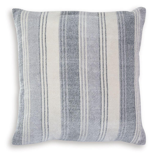 Ashley Adikus Pillow (4/CS) - Blue/Gray/White