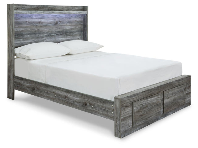 Ashley Baystorm - Gray - Full Panel Bed With 2 Storage Drawers