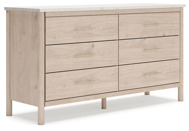 Ashley Cadmori Six Drawer Dresser - Two-tone