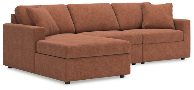 Ashley Modmax - Spice - 3-Piece Sectional With Laf Corner Chaise