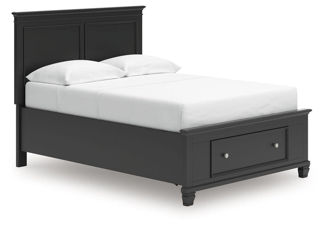 Ashley Lanolee - Black - Full Panel Storage Bed