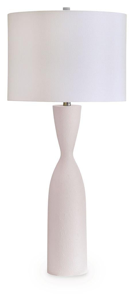 Ashley Davinford Poly Table Lamp (1/CN) - White