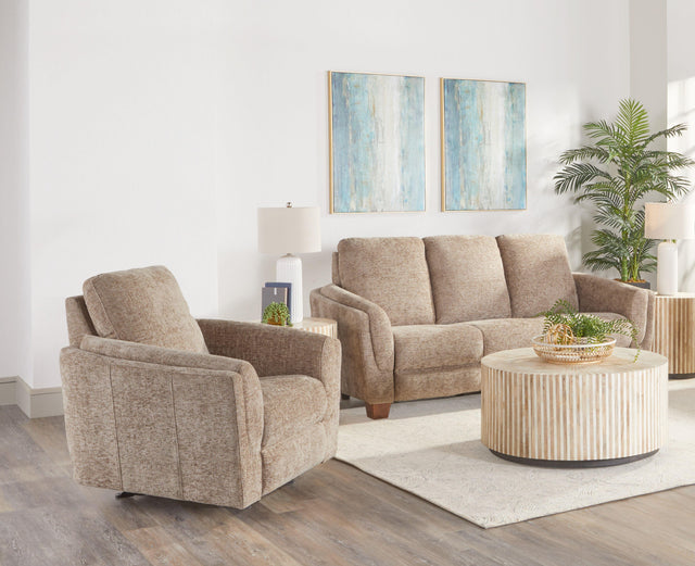 Parker House Morehead - Power Reclining Sofa And Recliner - Biscotti