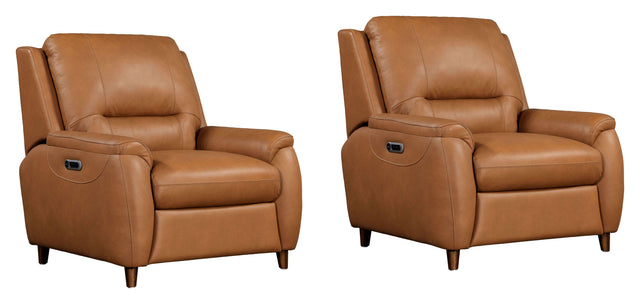 Parker House Austin - Power Recliner (Set of 2) - Caramel Cream