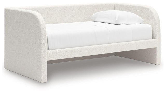 Ashley Arloster - Tan / White - Twin Upholstered Day Bed
