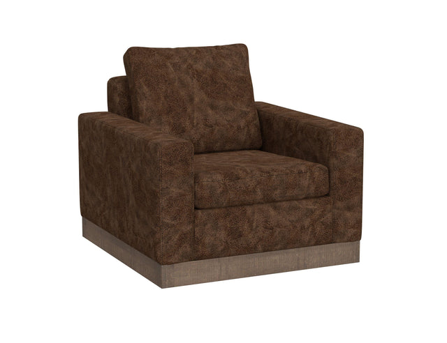 International Furniture Direct Georgia - Armchair - Chocolate Brown