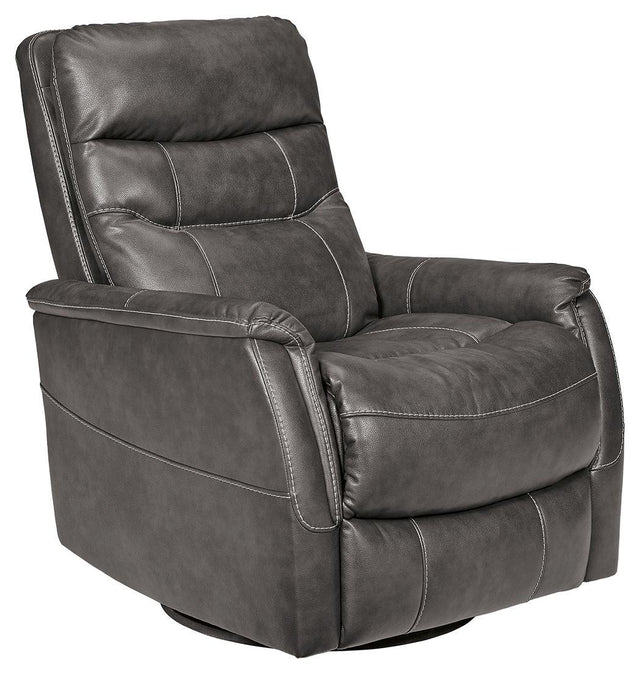 Ashley Riptyme Swivel Glider Recliner - Quarry