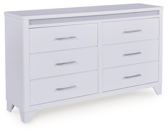 Ashley Jarlee Dresser - White