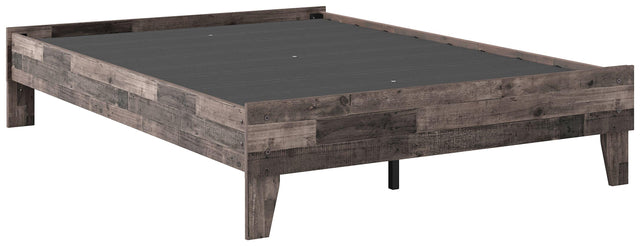 Ashley Neilsville Full Platform Bed - Multi Gray