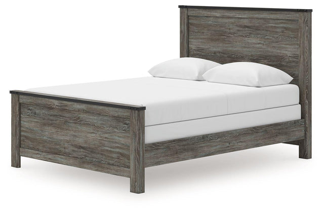 Ashley Frandern - Black / Gray - Queen Panel Bed