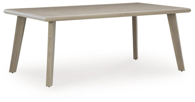 Ashley Cliff Trails RECT Dining Table w/UMB OPT - Beige