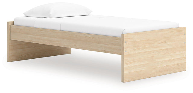 Ashley Onita - Natural - Twin Platform Bed