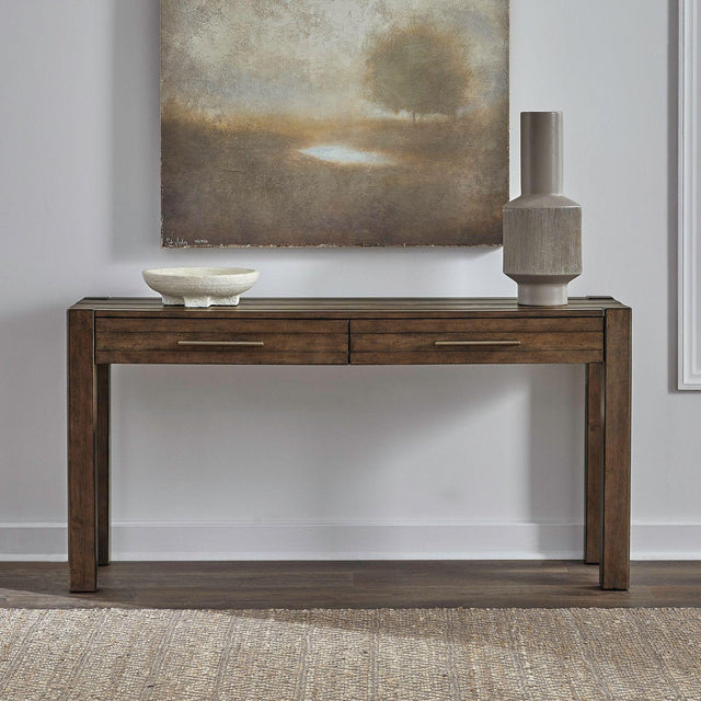 Liberty Furniture Broadmore - Console Table - Brown