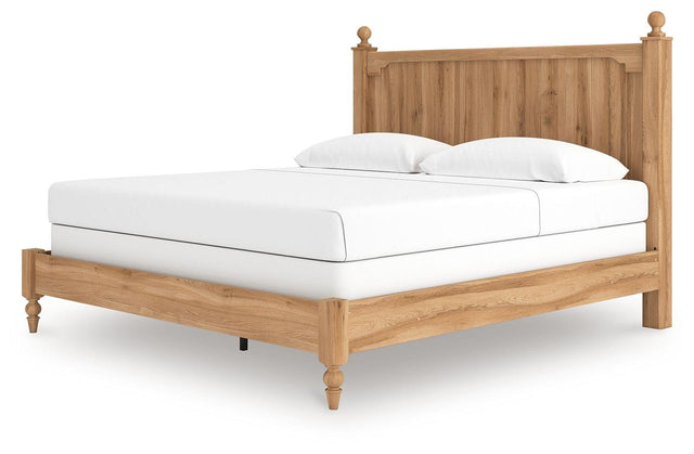 Ashley Aleaport - Warm Brown - King Panel Bed