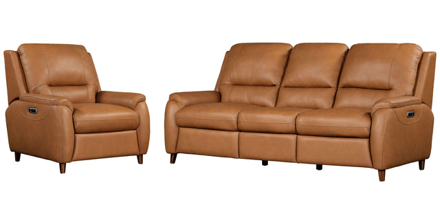 Parker House Austin - Power Reclining Sofa And Recliner - Caramel Cream