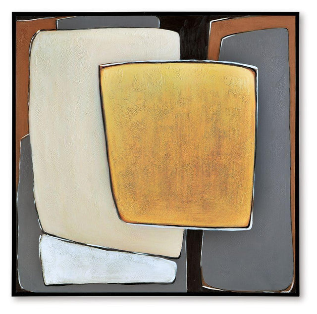 Ashley Actman Wall Art - Cream/Brown/Gray
